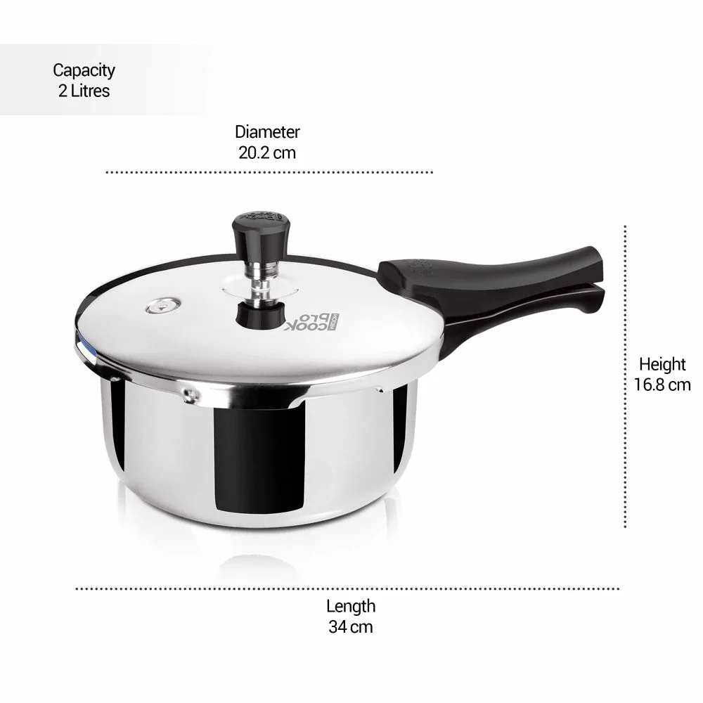 Stainless Steel Pressure Cooker Outer Lid (Milton Procook) - Image 9