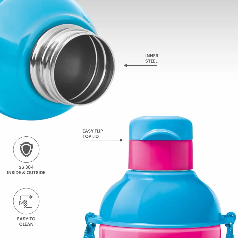 Steel Barbie Kids Sipper Bottle (Milton) - Image 6