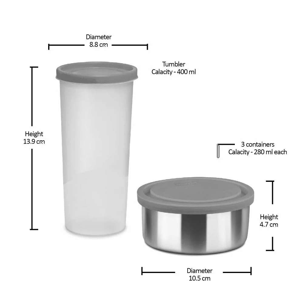 Steel Combi Lunchbox (Milton) - Image 6