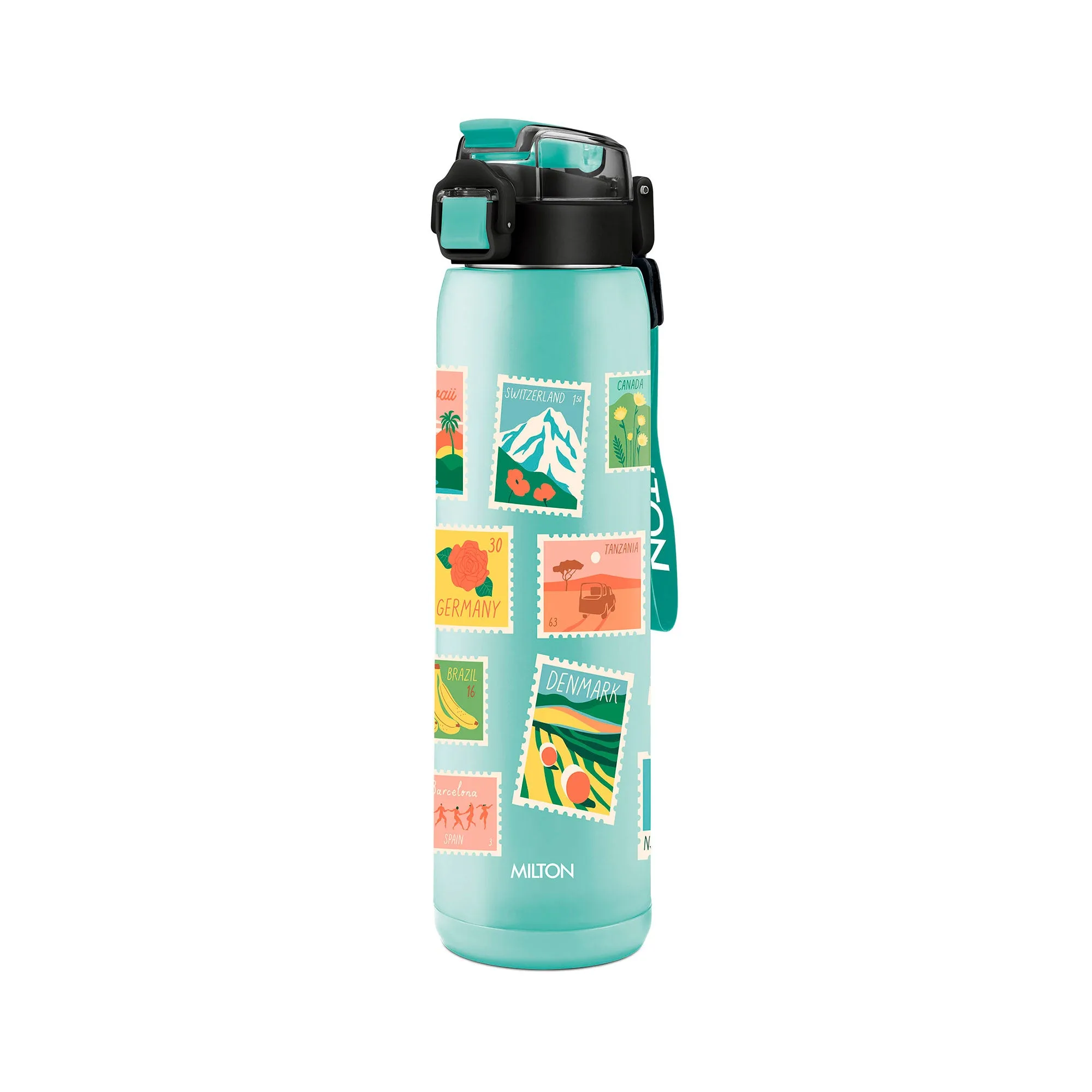 Steel Edge Thermoware Bottle With Twin Lid (Milton) - Image 2