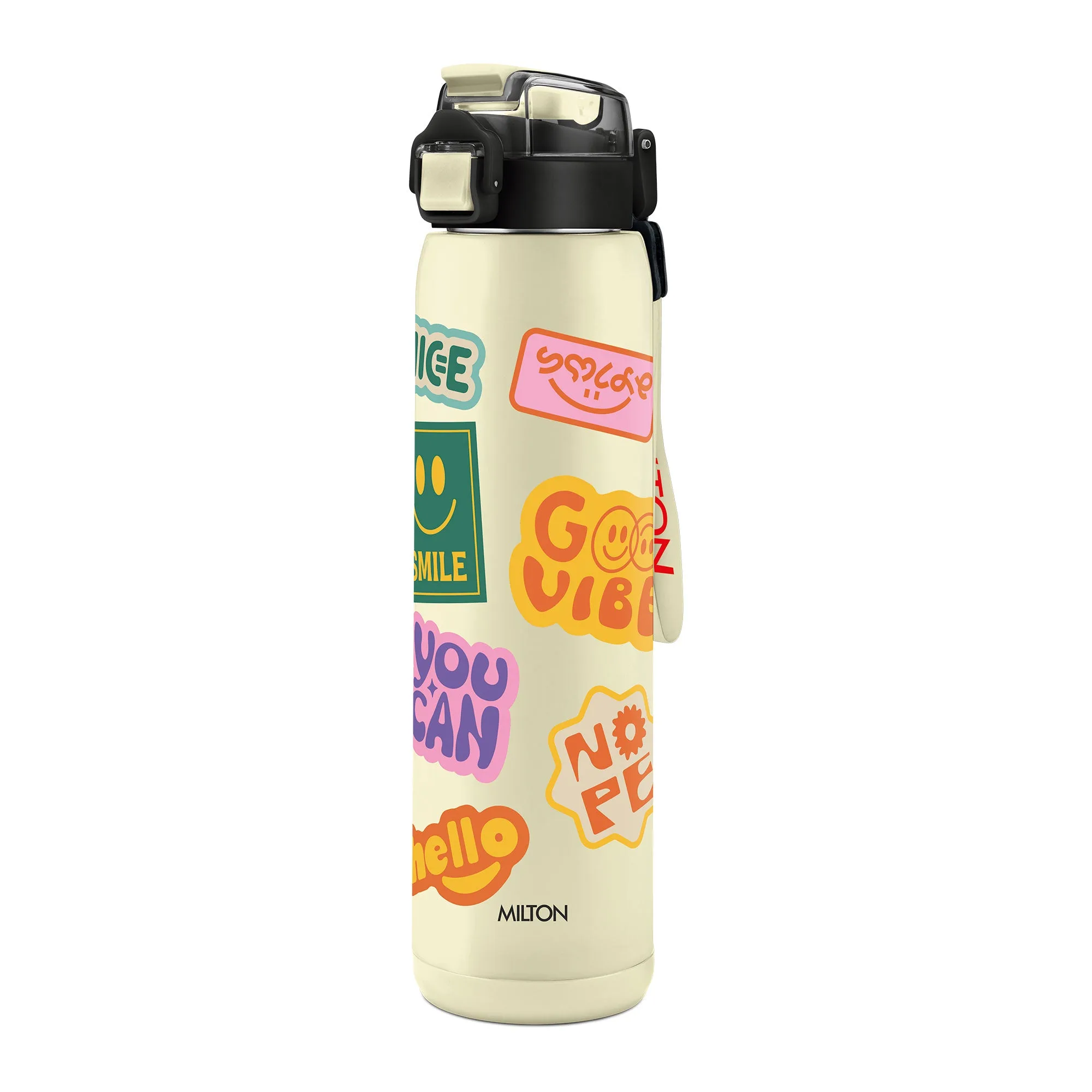 Steel Edge Thermoware Bottle With Twin Lid (Milton) - Image 7