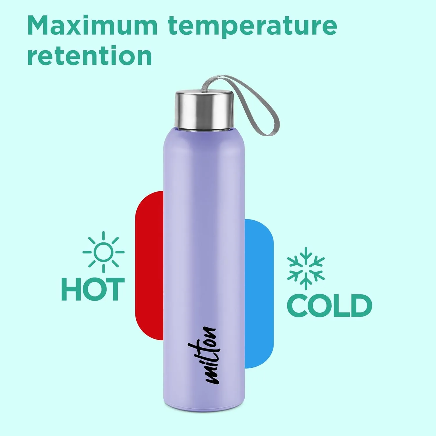 Steel Halo Water Bottle (Milton) - Image 3
