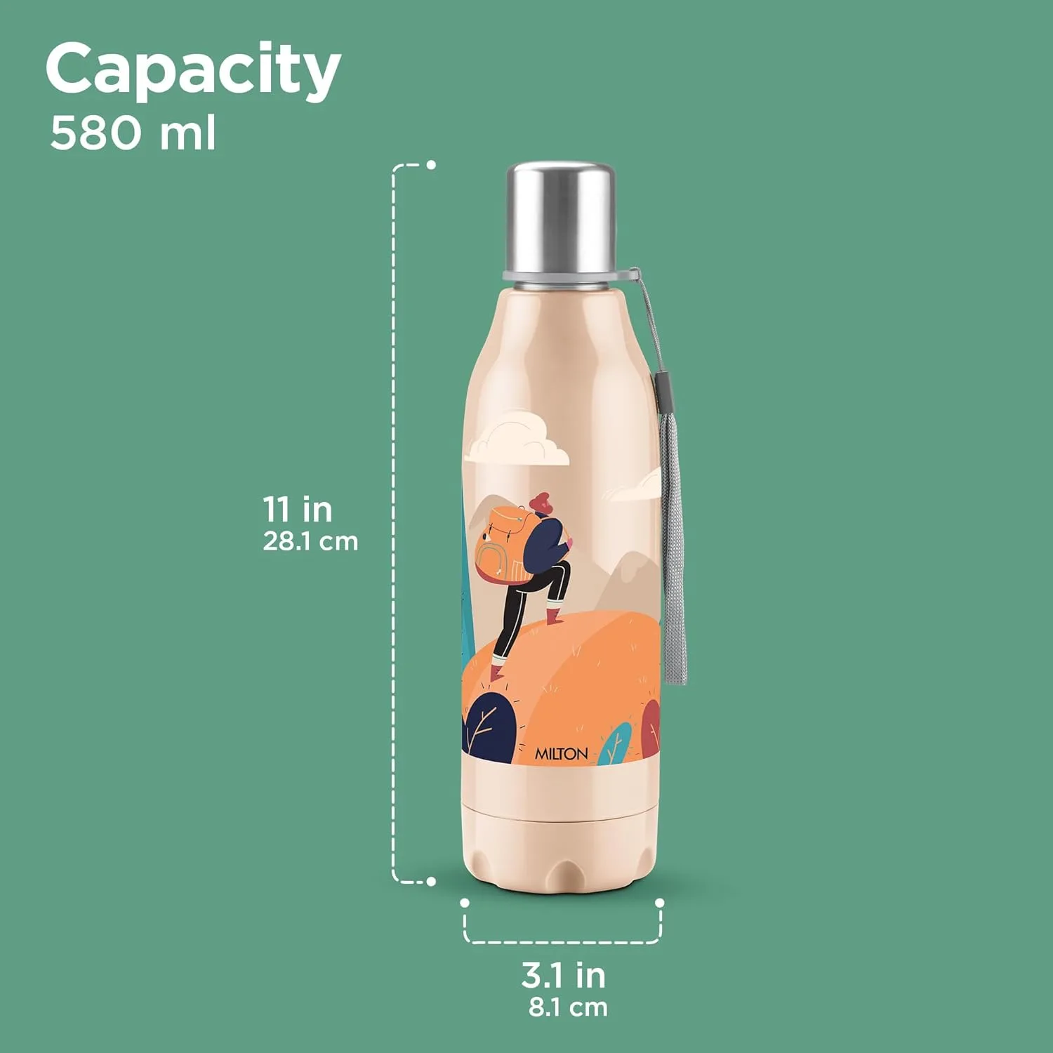 Steel Linear Insulated Water Bottle (Milton) - Image 10