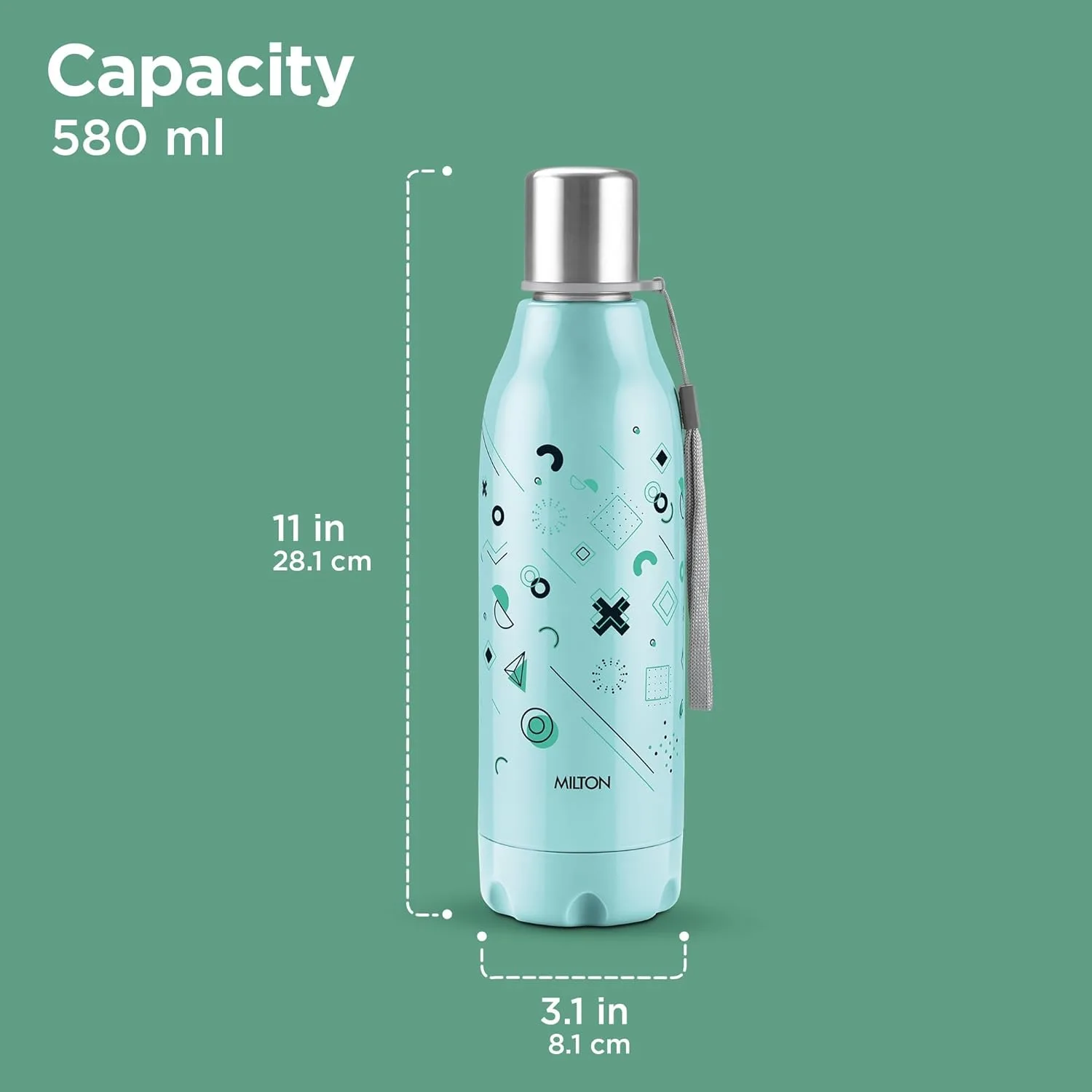 Steel Linear Insulated Water Bottle (Milton) - Image 7