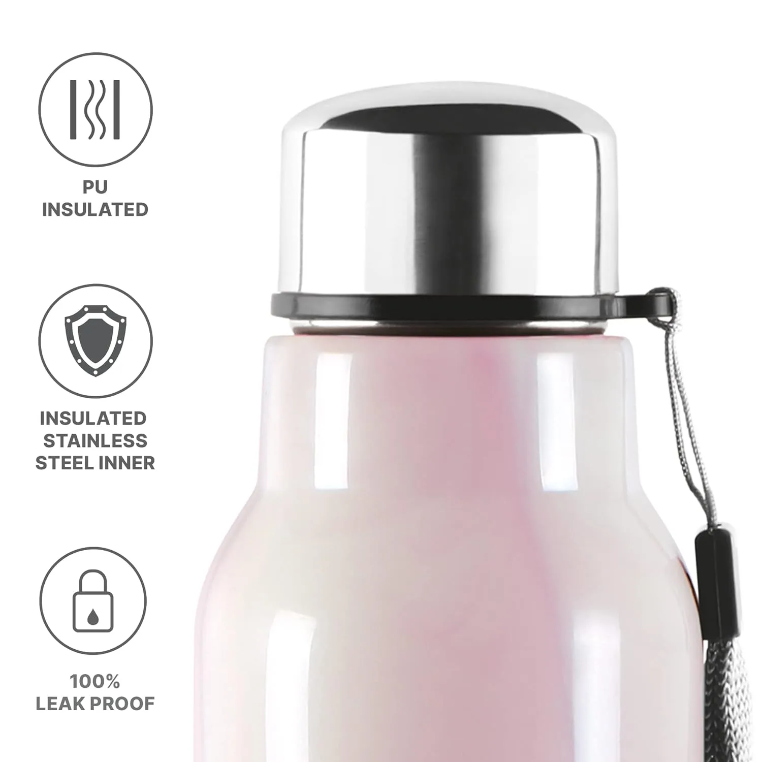 Steel Marble Water Bottle (Milton) - Image 10