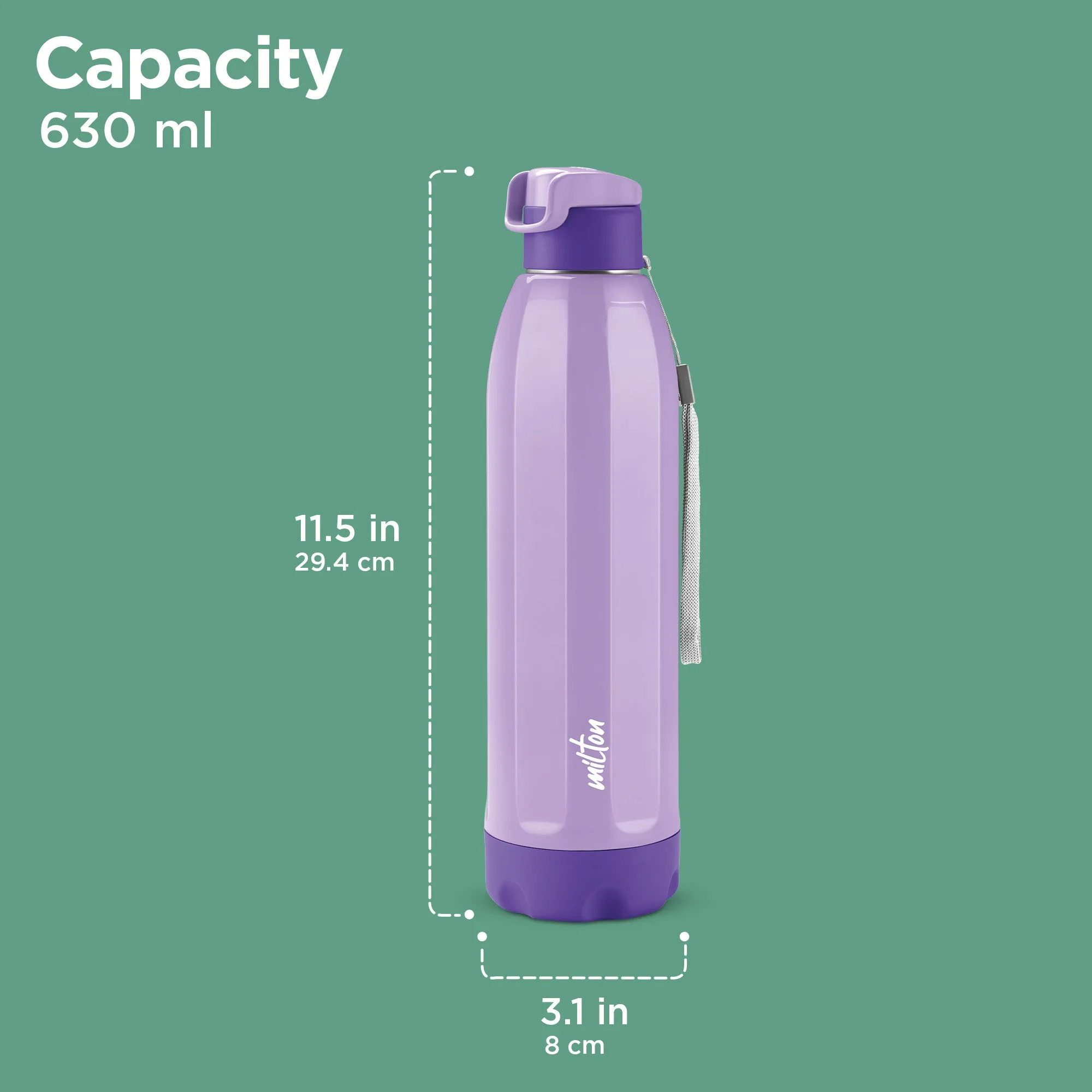 Steel Meridian Insulated Water Bottle (Milton) - Image 3