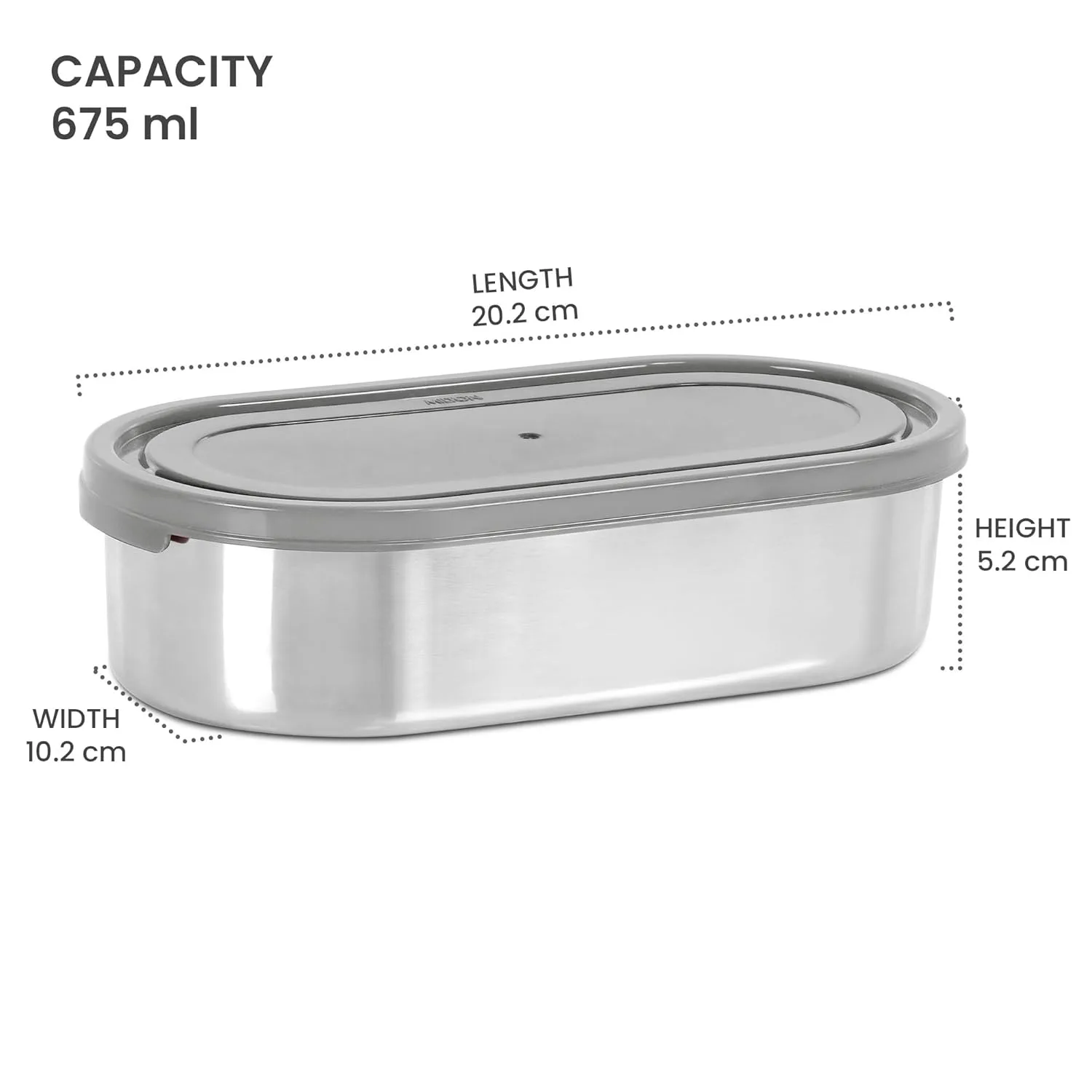 Steel Slider Stainless Steel Container (Milton) - Image 13