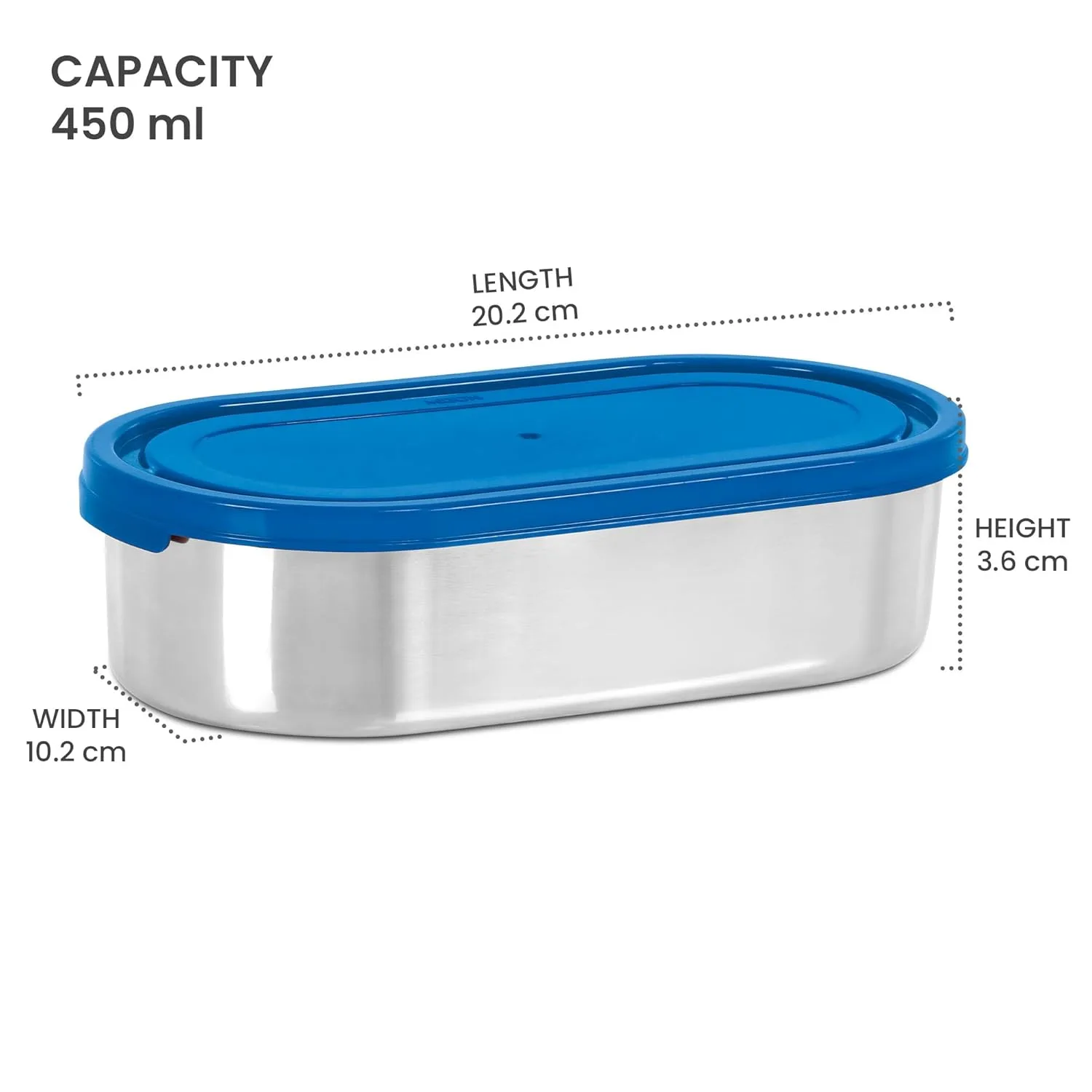 Steel Slider Stainless Steel Container (Milton) - Image 8