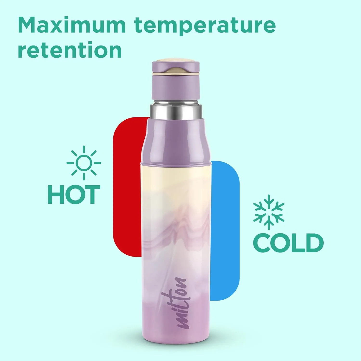 Steel Sublime Insulated Water Bottle (Milton) - Image 7