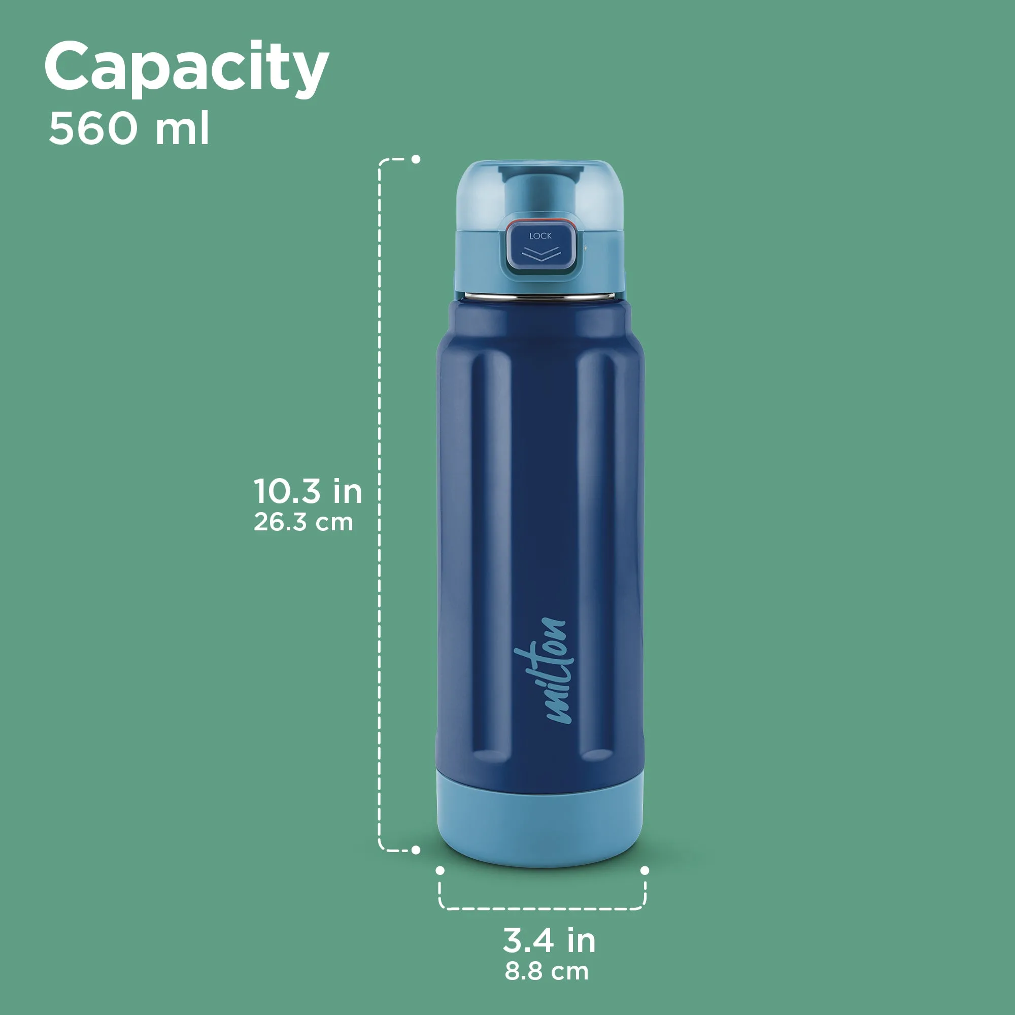 Steel Taurus Water Bottle (Milton) - Image 11