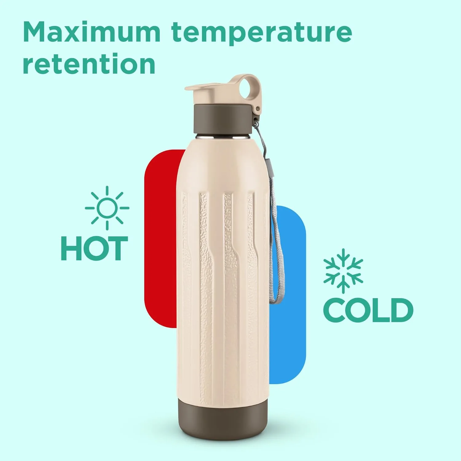Steel Vigor Insulated Water Bottle (Milton) - Image 5