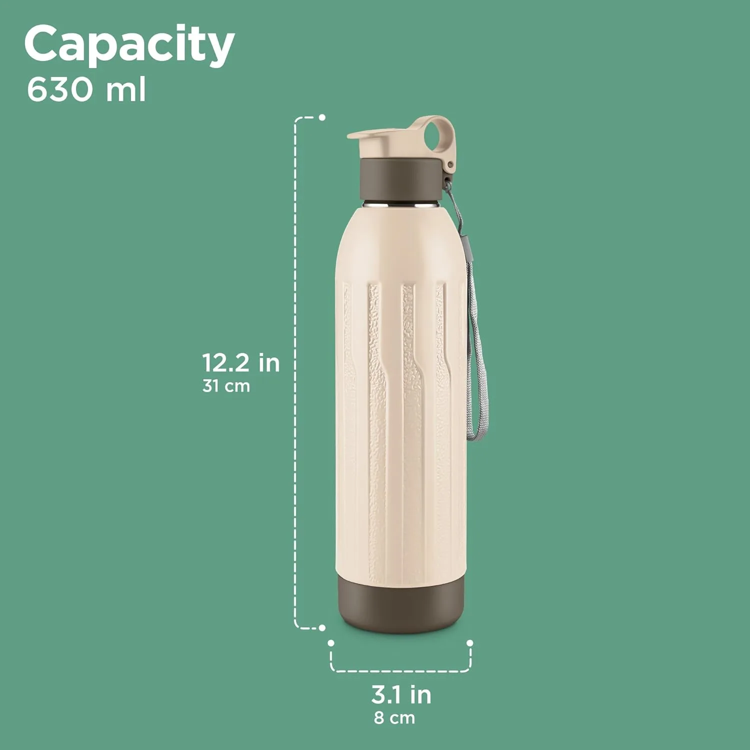 Steel Vigor Insulated Water Bottle (Milton) - Image 6