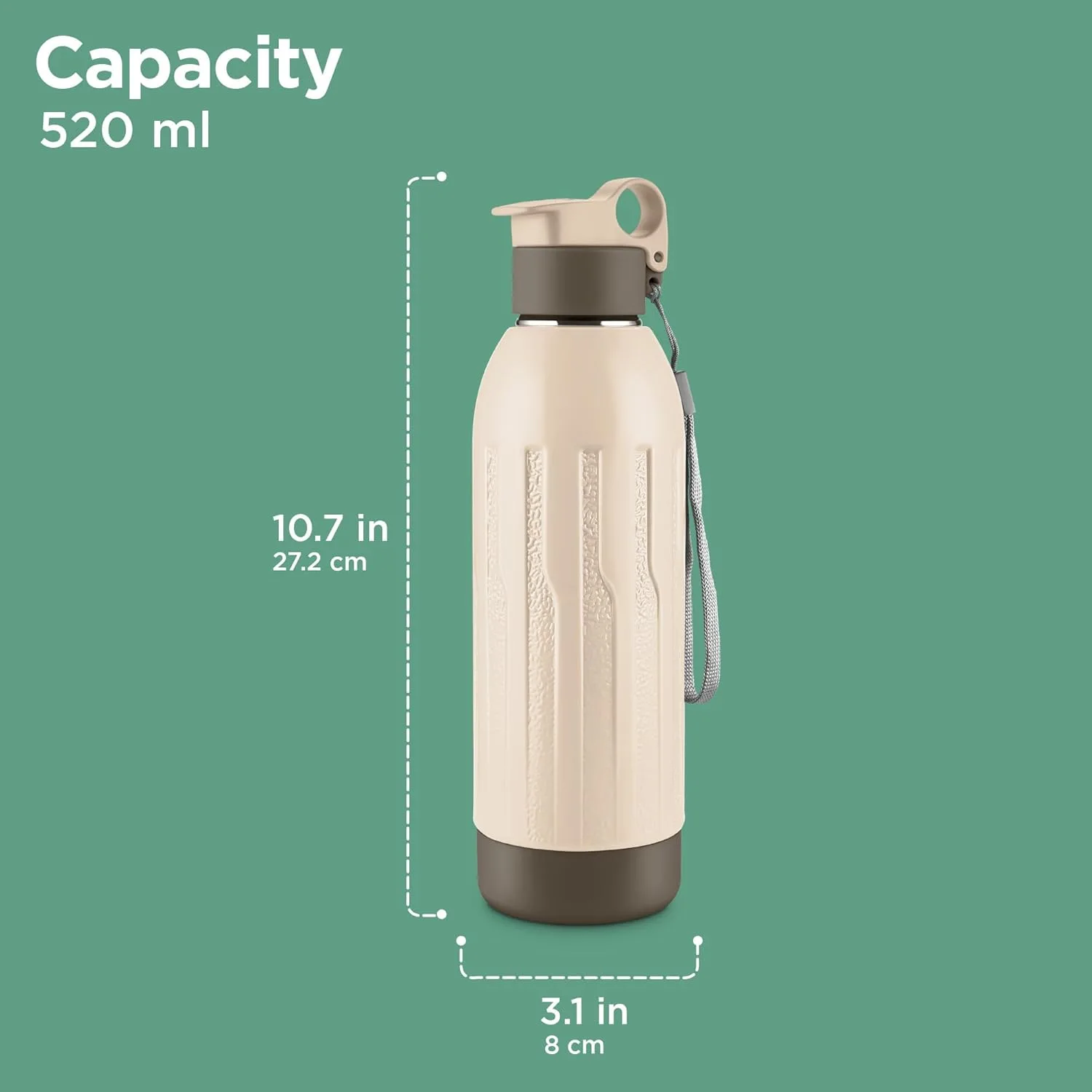 Steel Vigor Insulated Water Bottle (Milton) - Image 7