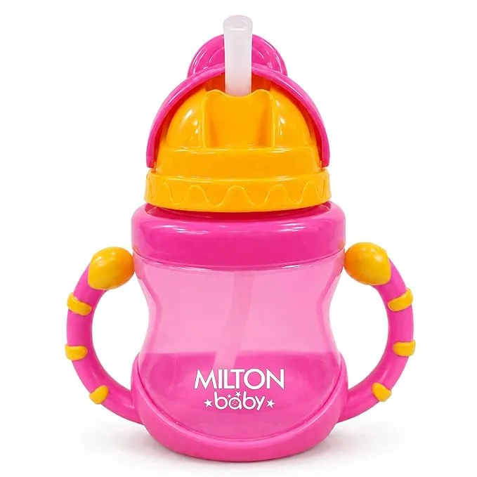 Straw Sipper with Twin Handle Bottle for Baby - Image 3