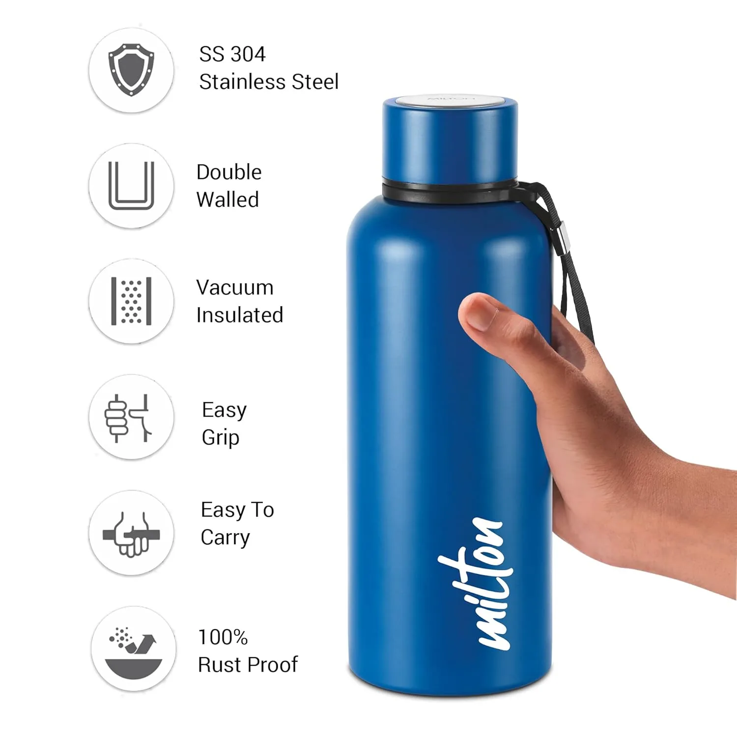 Sun Sand Sea 3D UV Printed Aura Thermosteel Bottle (Milton) - Image 4