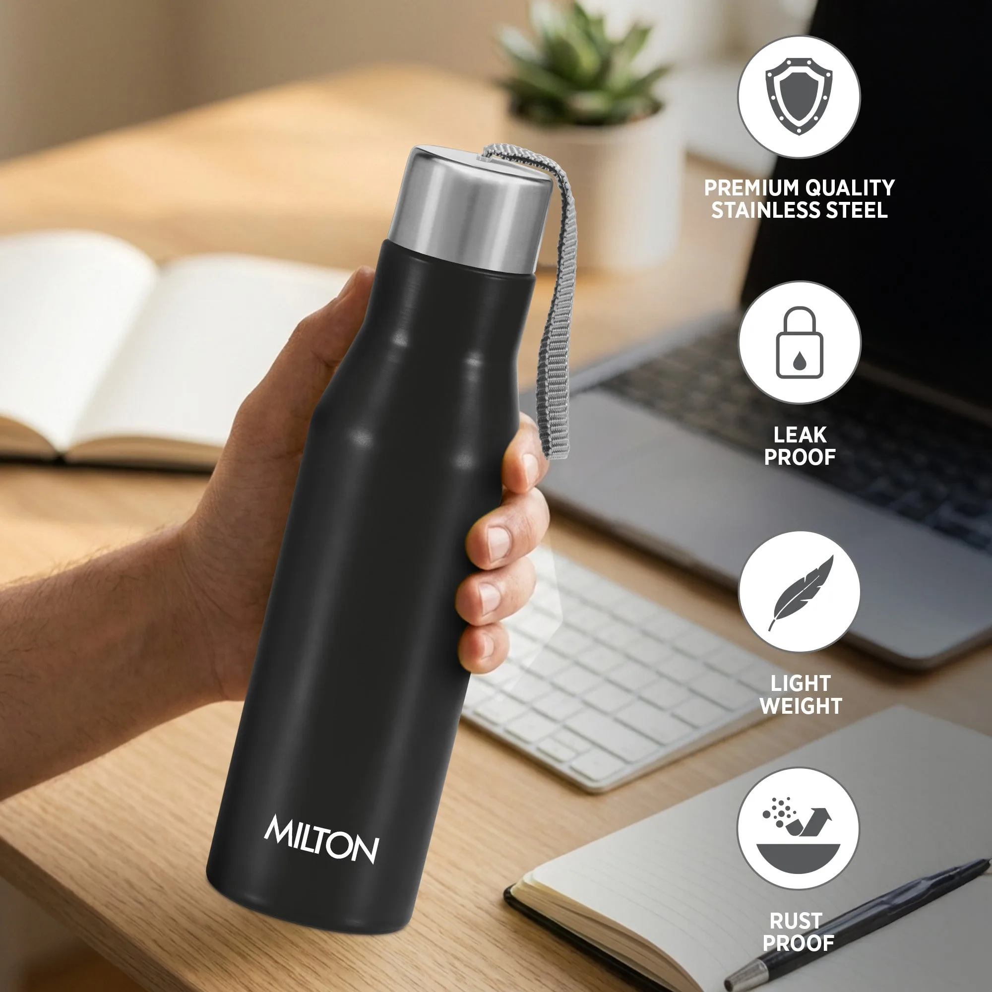Super Stainless Steel Bottle (Milton) - Image 10