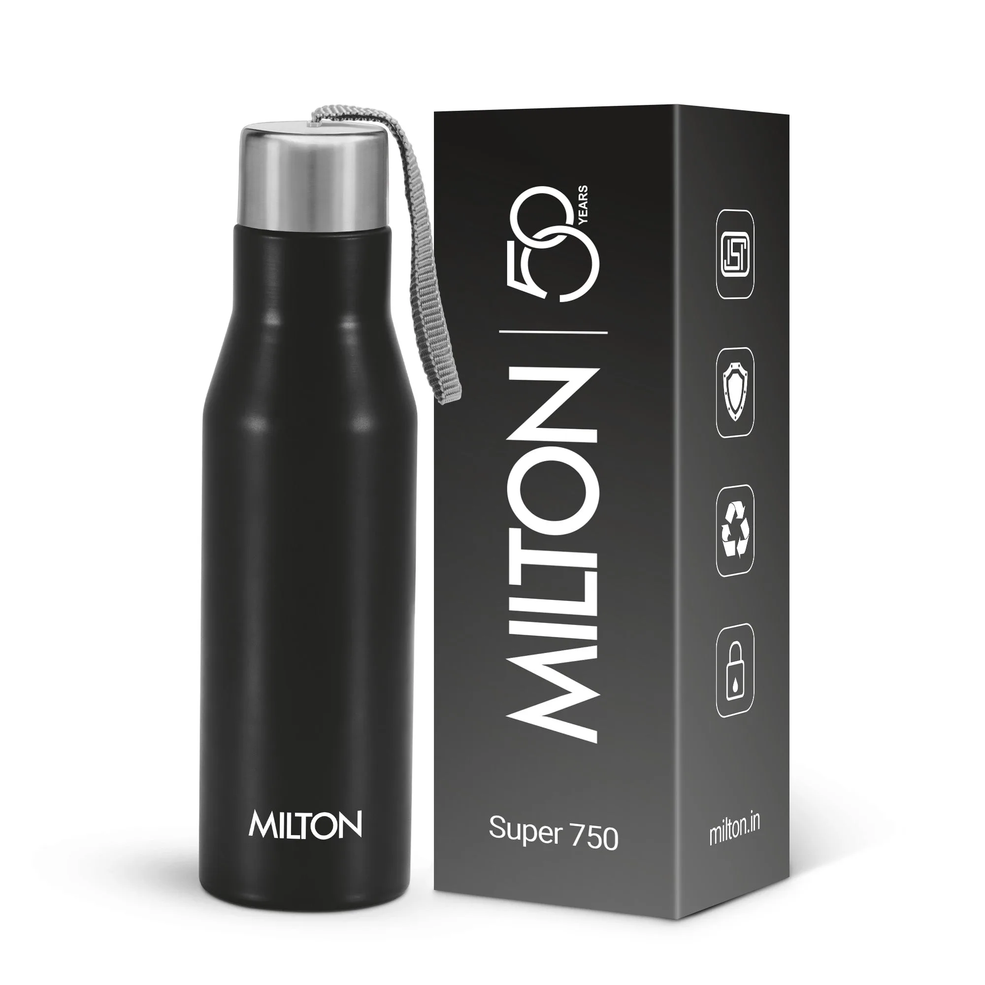 Super Stainless Steel Bottle (Milton) - Image 3