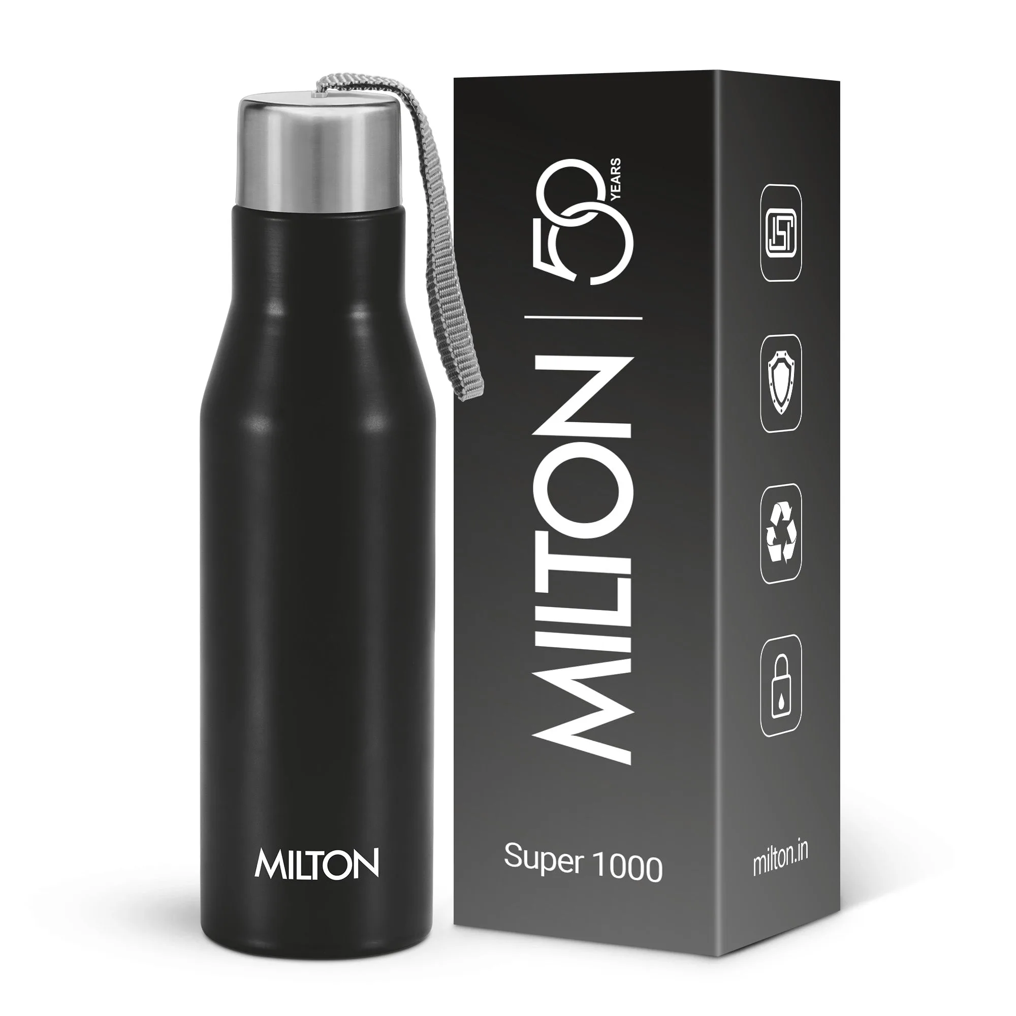 Super Stainless Steel Bottle (Milton) - Image 5