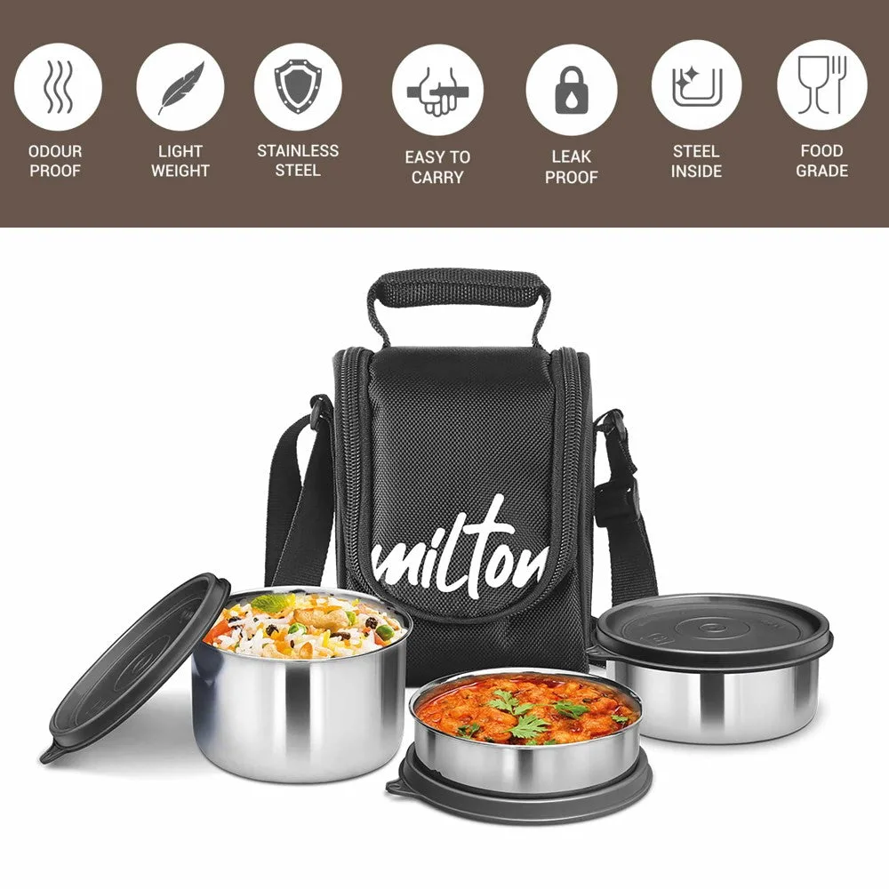 Tasty Lunch Steel Tiffin (Milton) - Image 3