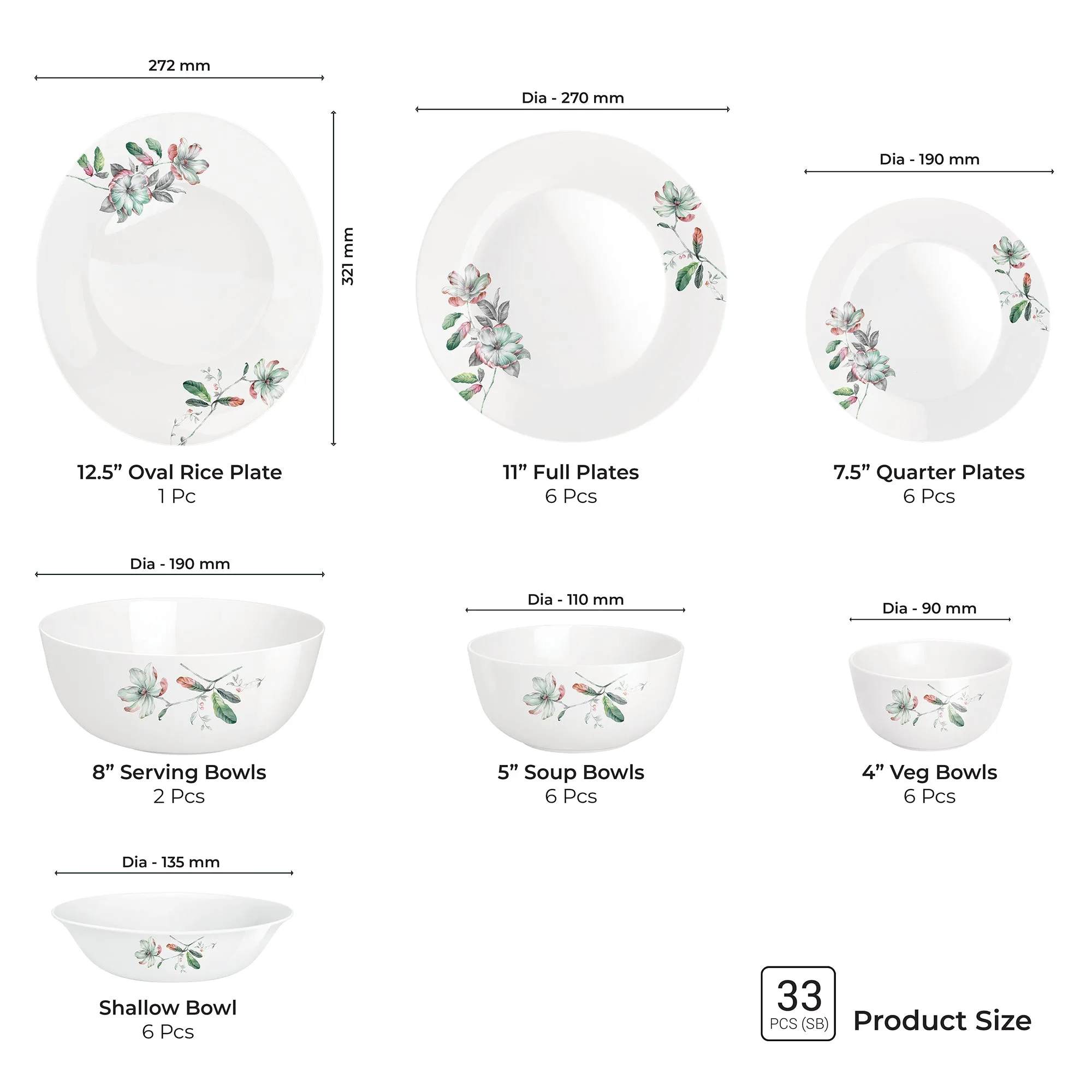 Terrana Collection Dinner Set - BLUSH - Image 7