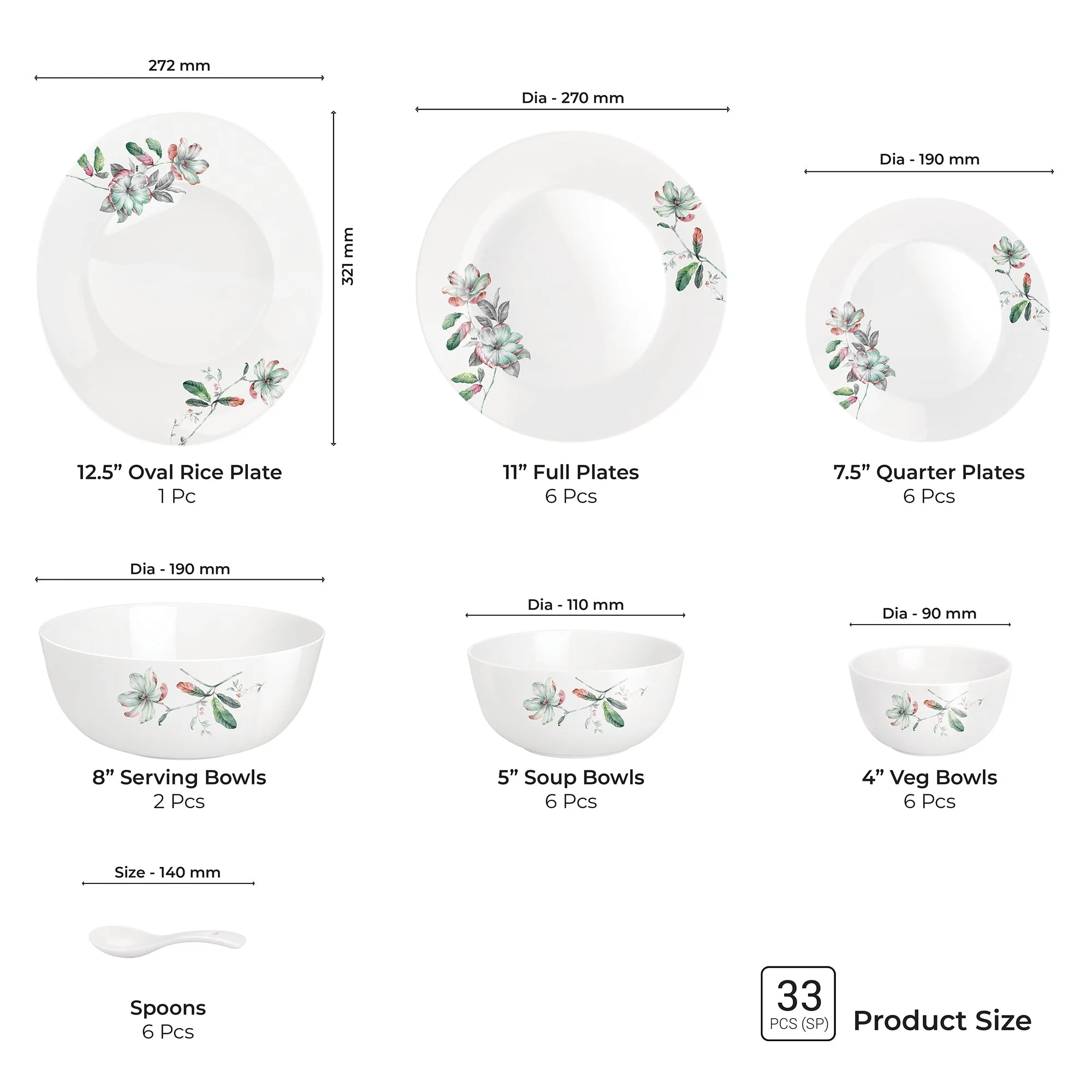 Terrana Collection Dinner Set - BLUSH - Image 8