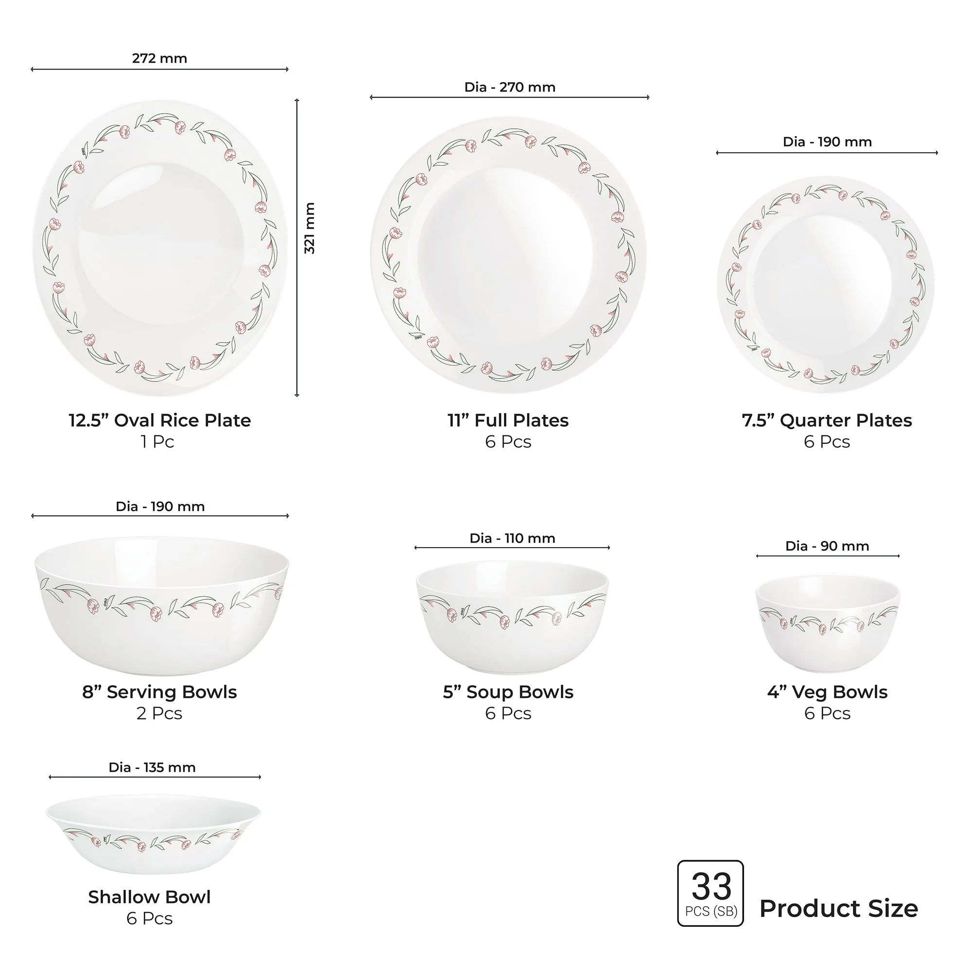 Terrana Collection Dinner Set - FIORA - Image 6