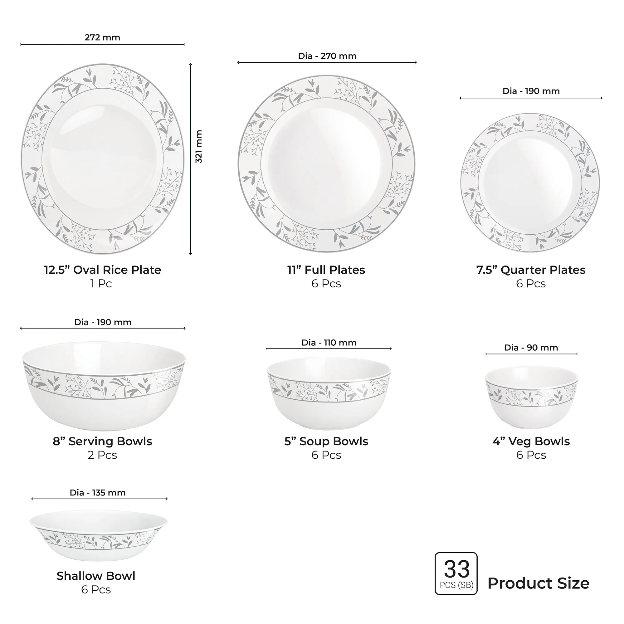 Terrana Collection Dinner Set - HAZEL - Image 7