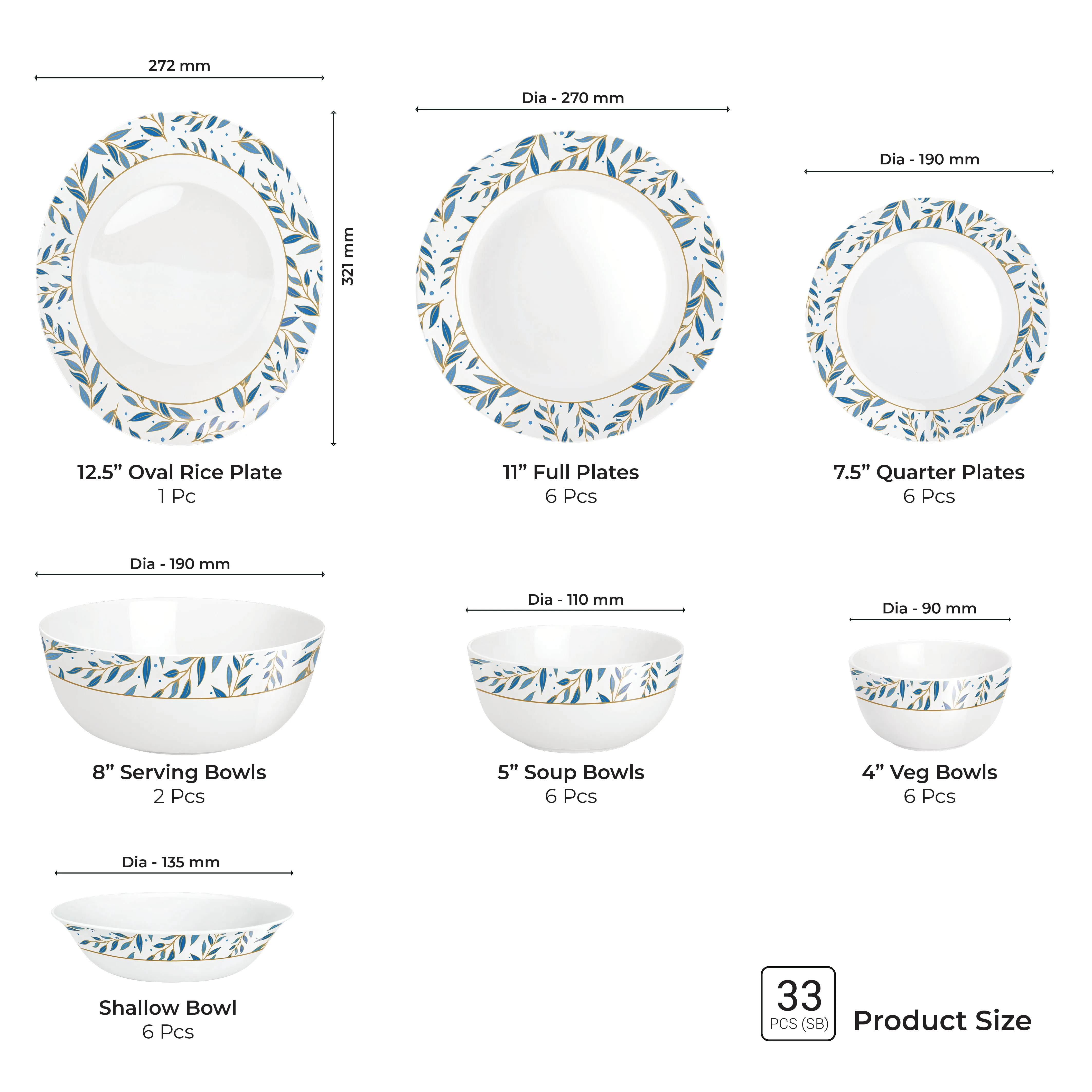 Terrana Collection Dinner Set - HELENA - Image 7