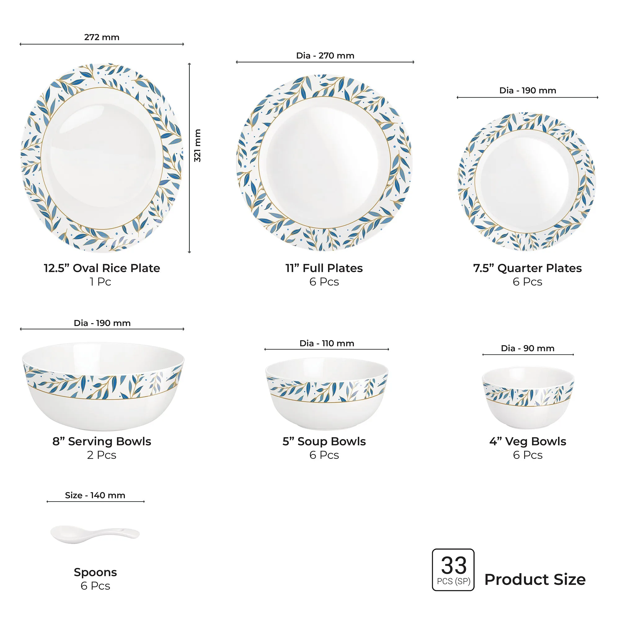 Terrana Collection Dinner Set - HELENA - Image 8