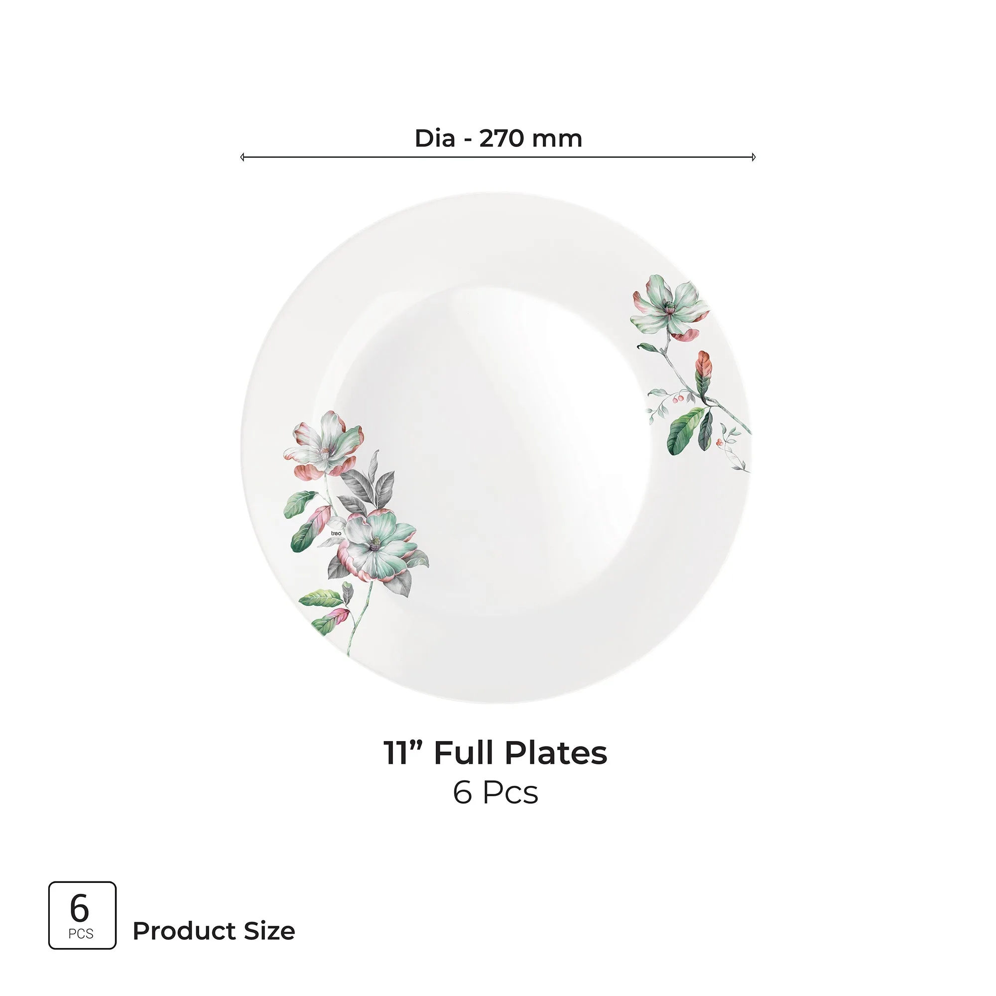 Terrana Collection Plate Set - BLUSH (Treo by Milton) - Image 4