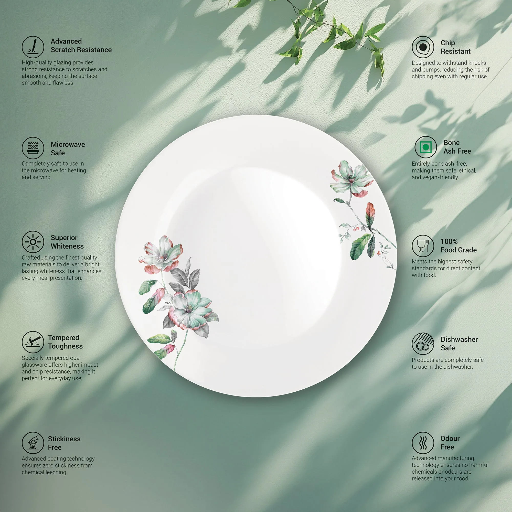 Terrana Collection Plate Set - BLUSH (Treo by Milton) - Image 5