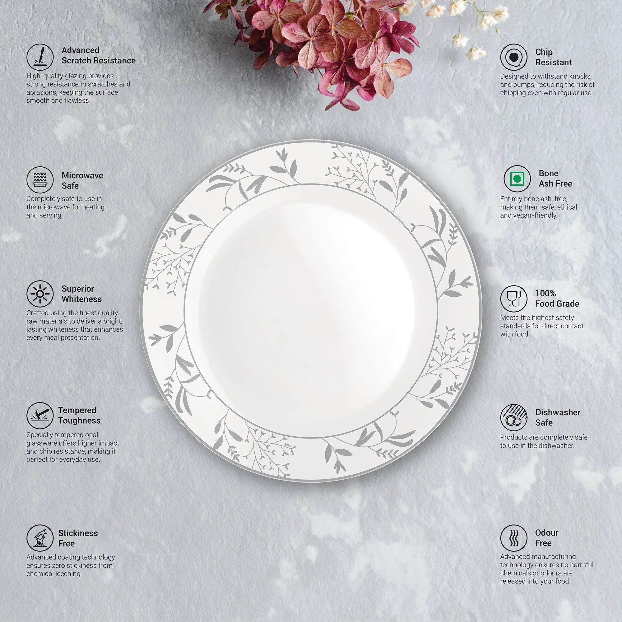 Terrana Collection Plate Set - HAZEL (Treo by Milton) - Image 5