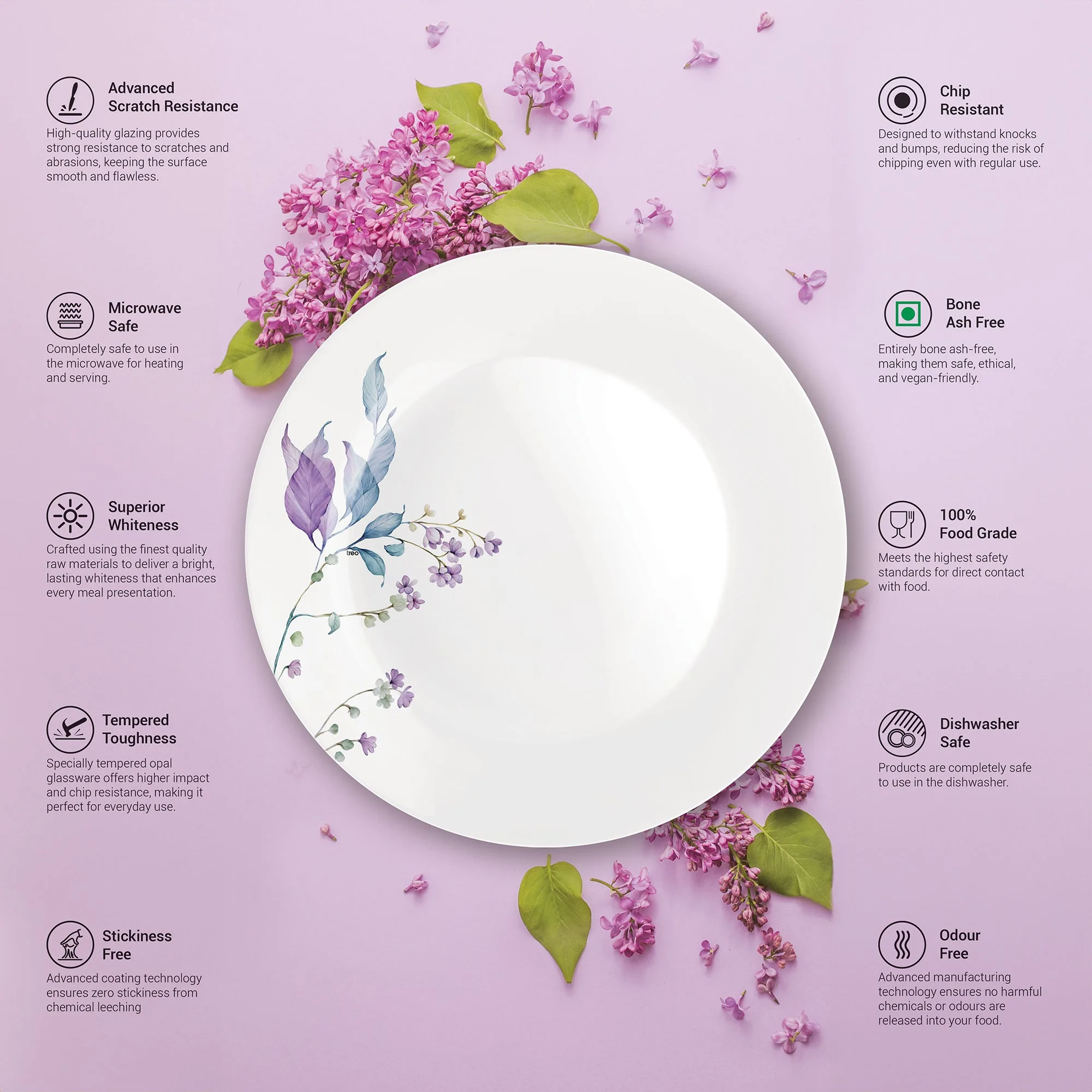 Terrana Collection Plate Set - SERENA (Treo by Milton) - Image 3