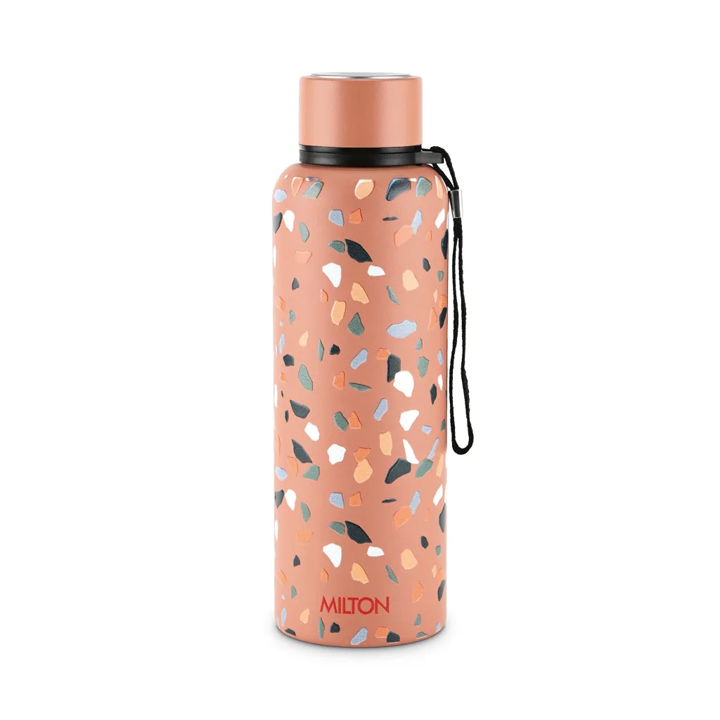 Textured Marble Stones 3D UV Printed Aura Thermosteel Bottle (Milton) - Image 2