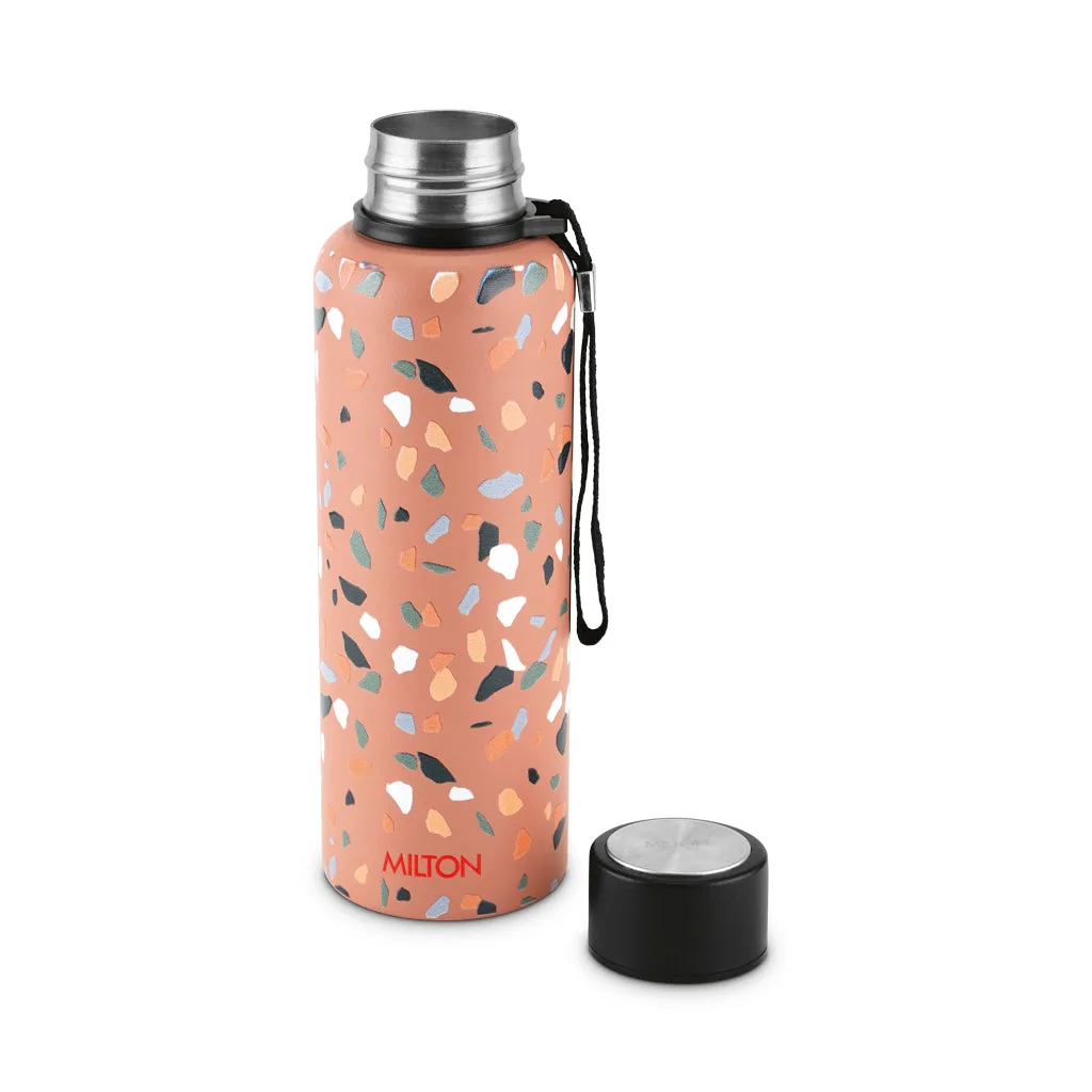 Textured Marble Stones 3D UV Printed Aura Thermosteel Bottle (Milton) - Image 3