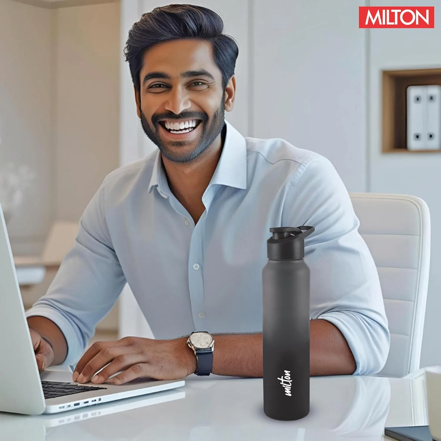 Torino Stainless Steel Water Bottle (Milton) - Image 16