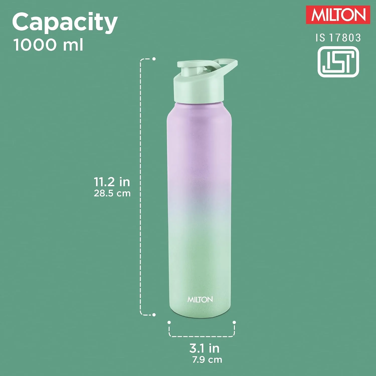 Torino Stainless Steel Water Bottle (Milton) - Image 20