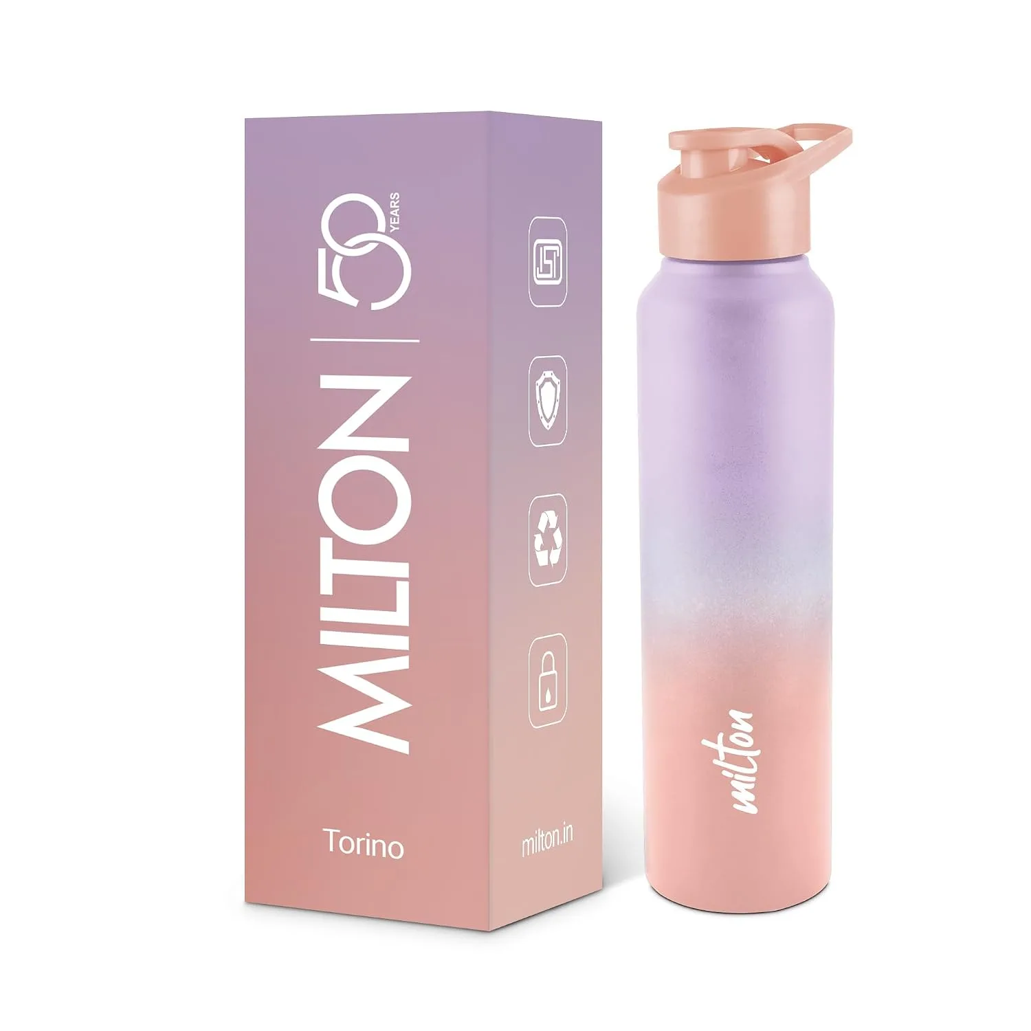 Torino Stainless Steel Water Bottle (Milton) - Image 3