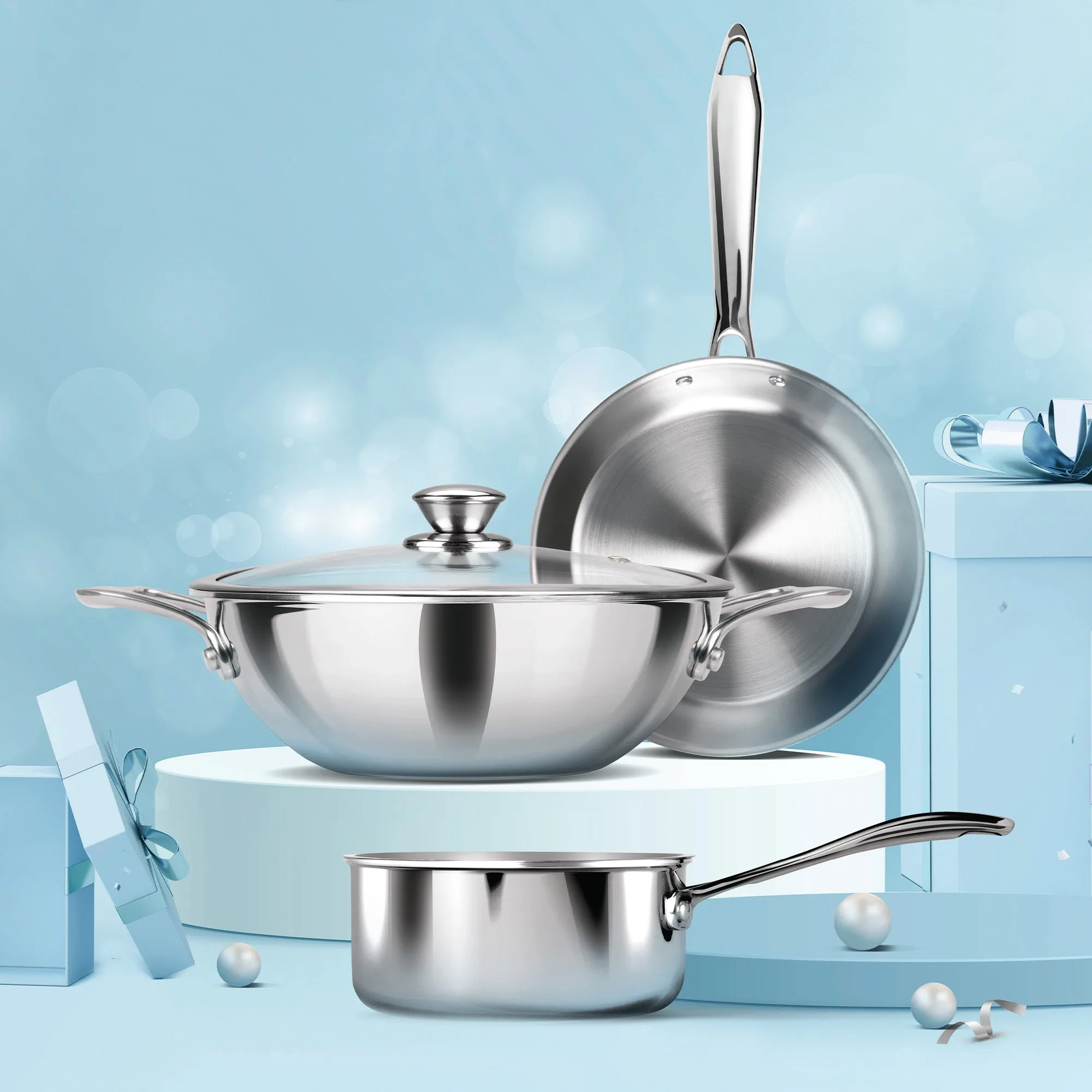 Triply 3 Pcs Set (Milton Procook) - Image 1