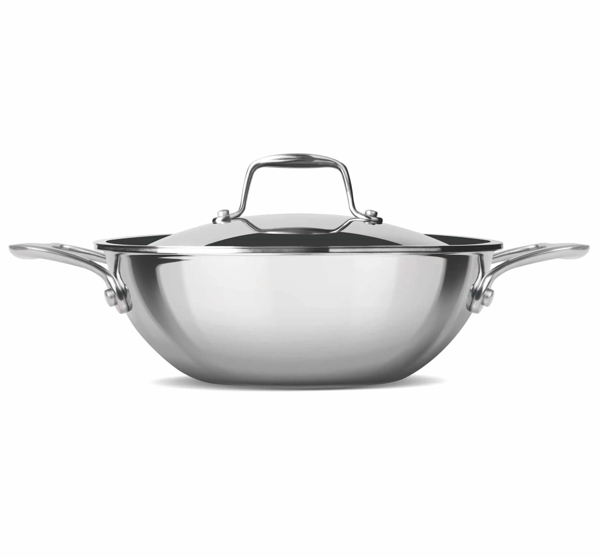 Triply Stainless Steel Kadhai with Lid (Milton Procook) - Image 6
