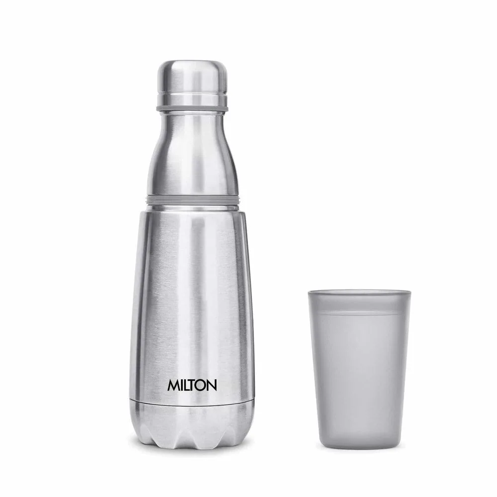 Vertex Thermosteel Bottle With Tumbler (Milton) - Image 2