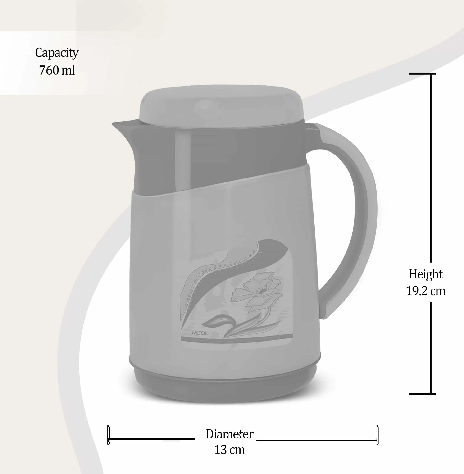 Viva Tuf Vacuum Insulated Jug (Milton) - Image 8