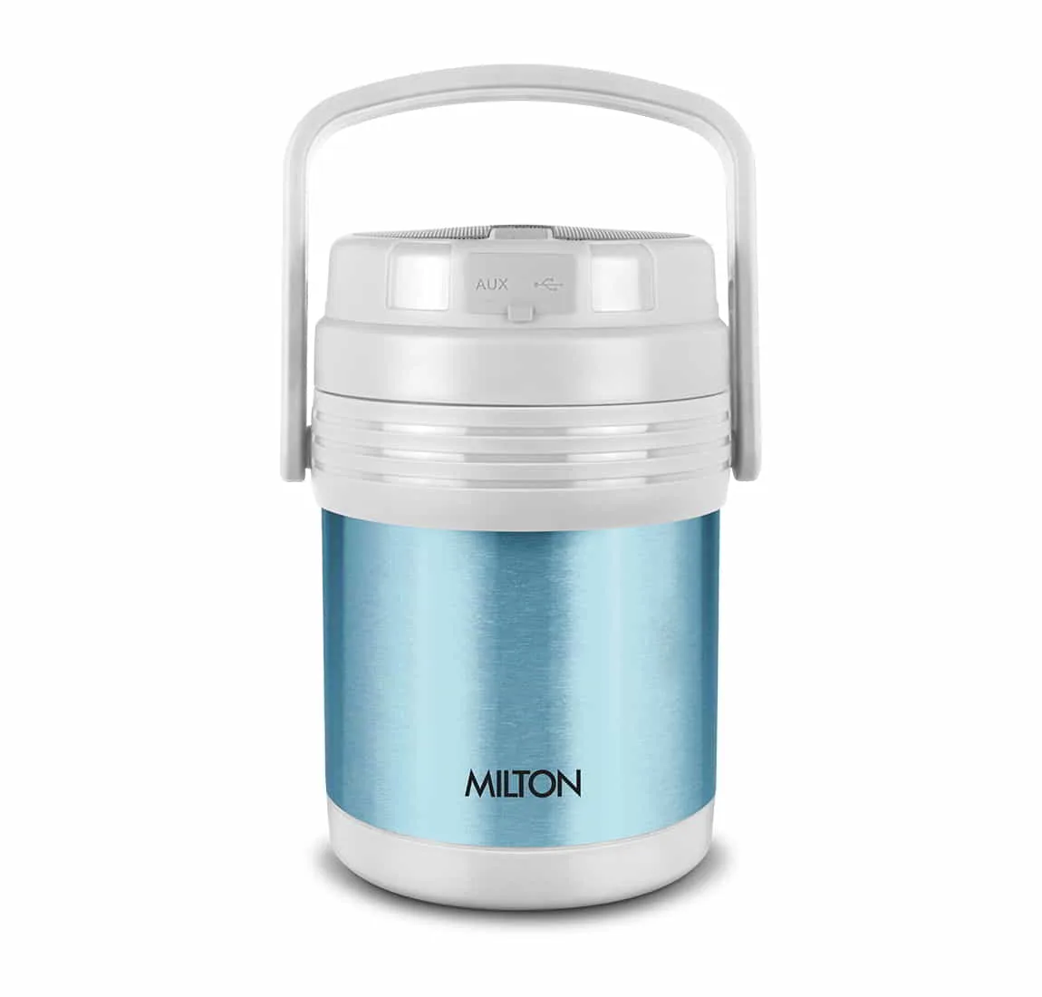 Woofer Thermosteel Tiffin With Bluetooth Speaker (Milton) - Image 4